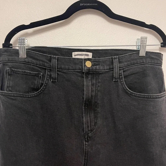 NWOT Favorite Daughter The Evelyn High-Rise Storm Slim Straight Jean - Stirrups - Picture 4 of 9